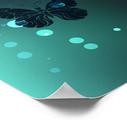 Lichtvlinder en nachtvlinder poster (Hoek)