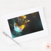 Lichtvlinder en nachtvlinder rechthoekige sticker (Envelop)