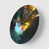 Lichtvlinder en nachtvlinder ronde klok (Hoek)