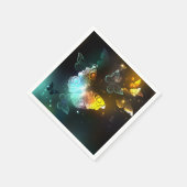 Lichtvlinder en nachtvlinder servet (Hoek)