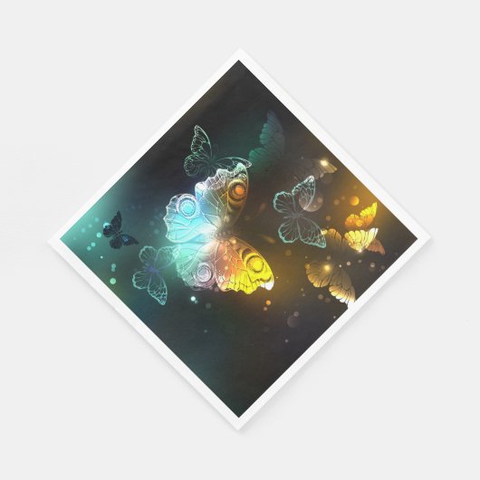 Lichtvlinder en nachtvlinder servet (Hoek)