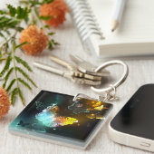 Lichtvlinder en nachtvlinder sleutelhanger (Voorkant Rechts)