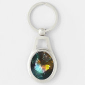 Lichtvlinder en nachtvlinder sleutelhanger (Voorkant)