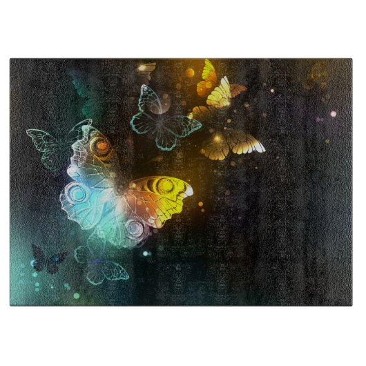 Lichtvlinder en nachtvlinder snijplank (Voorkant)