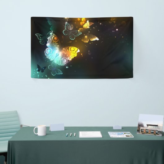 Lichtvlinder en nachtvlinder spandoek (Beurs)