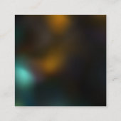 Lichtvlinder en nachtvlinder vierkante visitekaartje (Achterkant)