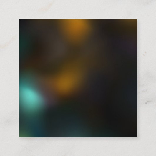 Lichtvlinder en nachtvlinder vierkante visitekaartje (Achterkant)