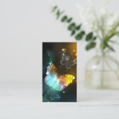 Lichtvlinder en nachtvlinder visitekaartje (Staand voorkant)