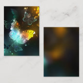 Lichtvlinder en nachtvlinder visitekaartje (Voorkant / Achterkant)