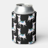 Lichtvoetige lama: speels patroon. blikjeskoeler (Blikje Voorkant)