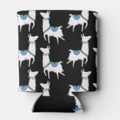 Lichtvoetige lama: speels patroon. blikjeskoeler (Achterkant)