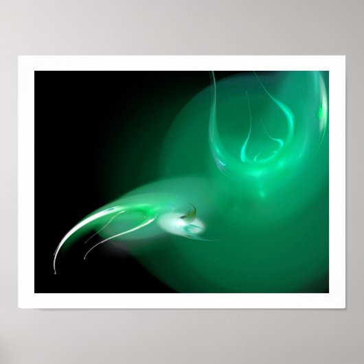 LICHTVOGELS IN GROEN POSTER (Voorkant)