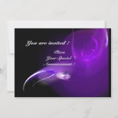 LICHTVOGELS IN PAARSE MONOGRAM KAART (Achterkant)