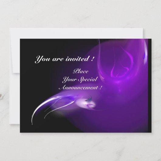 LICHTVOGELS IN PAARSE MONOGRAM KAART (Achterkant)