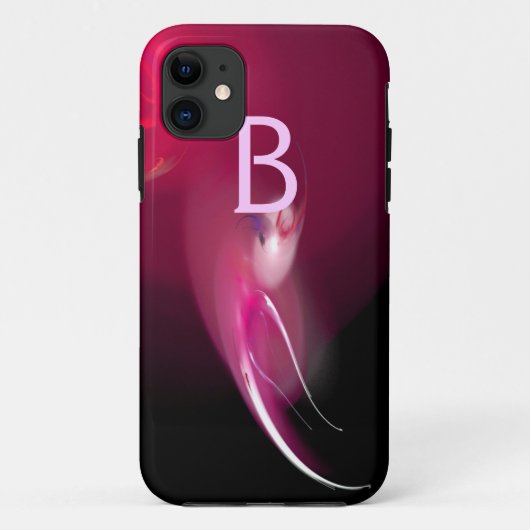 LICHTVOGELS IN PINK FUCHSIA MONOGRAM Case-Mate iPhone CASE (Achterkant)