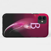 LICHTVOGELS IN PINK FUCHSIA MONOGRAM Case-Mate iPhone CASE (Achterkant (horizontaal))