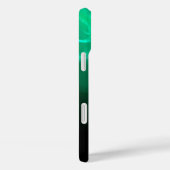 LICHTVOGELS / ZWARTE EN GROENE ABSTRACTE MONOGRAM Case-Mate iPhone CASE (Achterkant / Rechts)