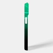 LICHTVOGELS / ZWARTE EN GROENE ABSTRACTE MONOGRAM Case-Mate iPhone CASE (Achterkant / Rechts)