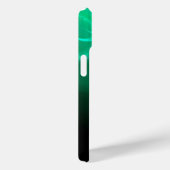 LICHTVOGELS / ZWARTE EN GROENE ABSTRACTE MONOGRAM Case-Mate iPhone CASE (Achterkant / Rechts)