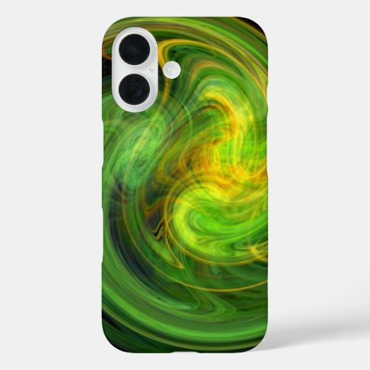 LICHTVORTEX / Geel groen Abstract Case-Mate iPhone Case (Achterkant)