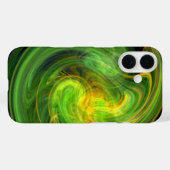 LICHTVORTEX / Geel groen Abstract Case-Mate iPhone Case (Achterkant (horizontaal))