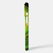 LICHTVORTEX / Geel groen Abstract Case-Mate iPhone Case (Achterkant / Links)