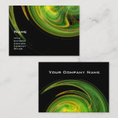 LICHTVORTEX, GEEL ORANJE GROENE ZWISSELS Zwart Visitekaartje (Voorkant / Achterkant)