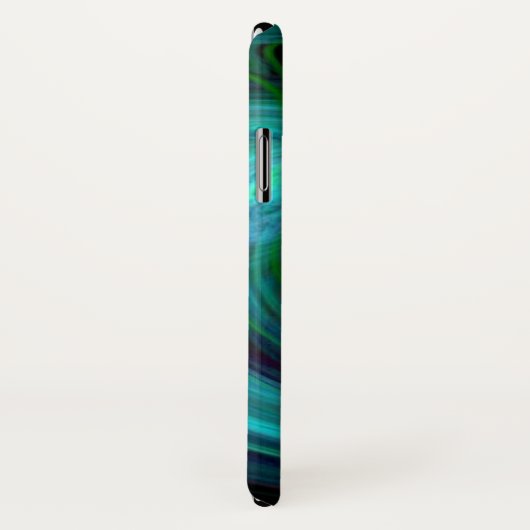 LICHTVORTEX, levendig blauw Case-Mate iPhone Case (Achterkant / rechts)