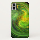 LICHTVORTEX / Levendig Geel Groen Abstract Case-Mate iPhone Case (Achterkant)