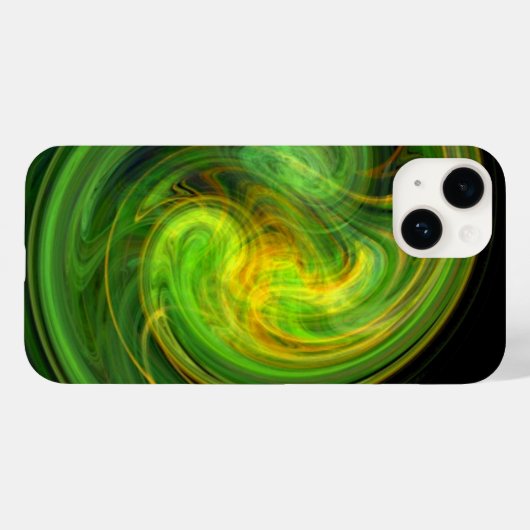LICHTVORTEX, levendig groen Case-Mate iPhone Case (Achterkant (horizontaal))