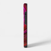 LICHTVORTEX ,levendig rood iPhone Hoesje (Linkerkant)