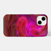 LICHTVORTEX ,levendig rood iPhone Hoesje (Achterkant horizontaal)