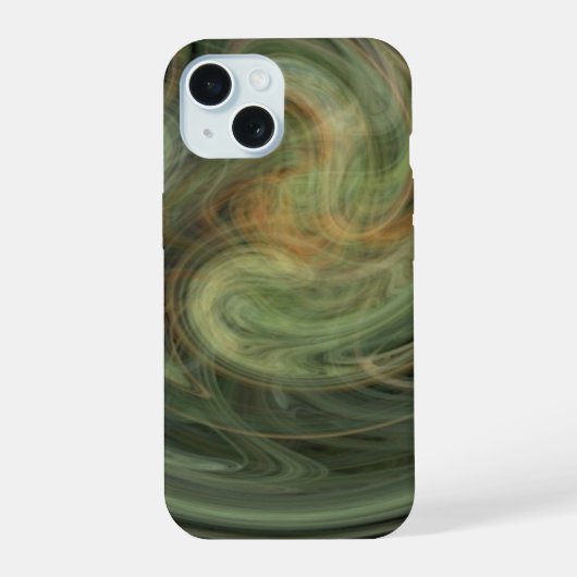 LICHTVORTEX, levendig wit grijs geel iPhone 15 Hoesje (Achterkant)