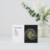 LICHTVORTEX, levendig zwart grijs Visitekaartje (Staand voorkant)