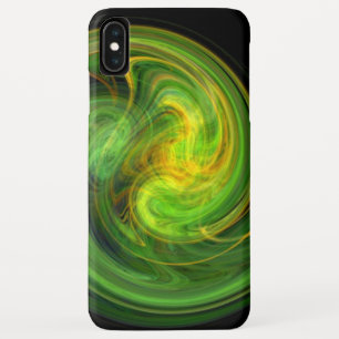 LICHTVORTEX, levendige, gele Abstracte Zwervels Case-Mate iPhone Case