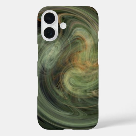 LICHTVORTEX / Oranje grijs Abstract Case-Mate iPhone Case (Achterkant)