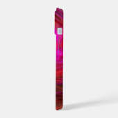 LICHTVORTEX Roze Fuchsia Rood Abstract Fractals iPhone 15 Hoesje (Linkerkant)