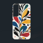 Lichtvuurbloemblaadjes Samsung Galaxy Hoesje<br><div class="desc">Vurige bloesems verlichten een witte hemel,  zacht maar intens.</div>