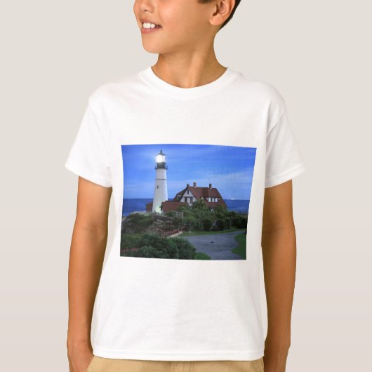 Lichtvuurtoren van portland t-shirt (Voorkant)