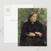 Lichtwark's moeder, 1908 briefkaart (Voorkant / Achterkant)