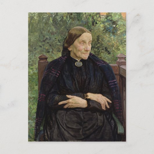 Lichtwark's moeder, 1908 briefkaart (Voorkant)