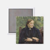 Lichtwark's moeder, 1908 magneet (Voorkant / Achterkant)