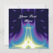 LICHTWAVES, blauw, Paars, wit Kaart (Achterkant)