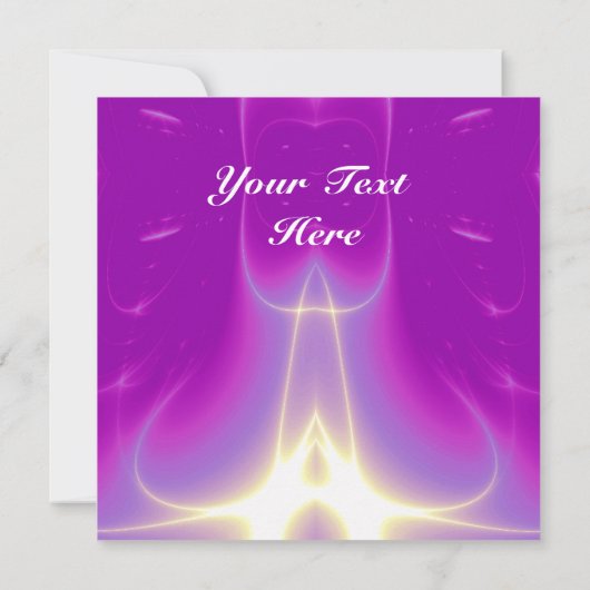 LICHTWAVES, Roze, Fuchsia, Paars, wit Kaart (Achterkant)