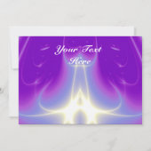 LICHTWAVES, roze, Paars, wit Kaart (Achterkant)