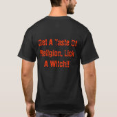Lick A heks... T-shirt (Achterkant)