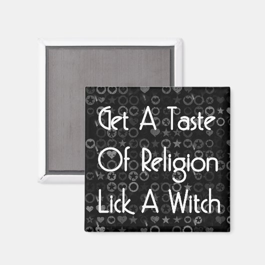 Lick A Witch Magneet (Voorkant / Achterkant)
