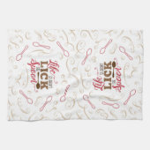 Lick de Spoon Kitchen Towel Theedoek (Horizontaal)