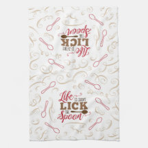 Lick de Spoon Kitchen Towel