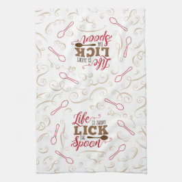 Lick de Spoon Kitchen Towel Theedoek